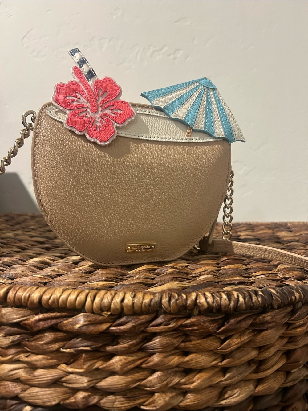 Kate spade novelty coconut cocktail cross body bag 🥥 🌴 - Picture 2 of 4
